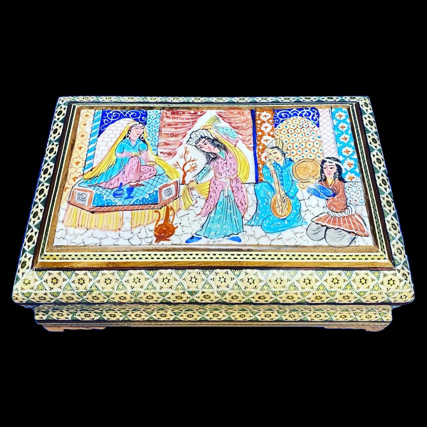 High Quality Handmade Inlaid Khatam Kari Boxes