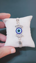 Load and play video in Gallery viewer, Stainless Steel Evil Eye Bracelets
