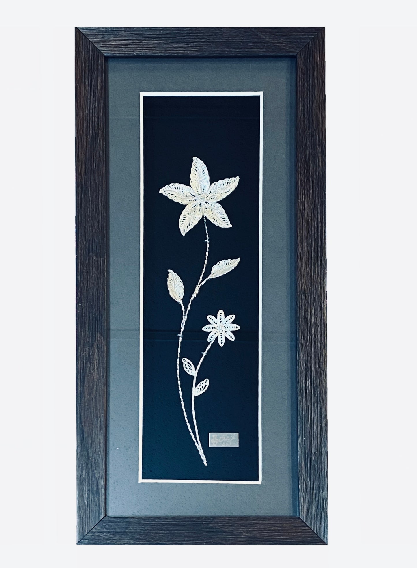 Handmade Filigree Silver Flower Frames