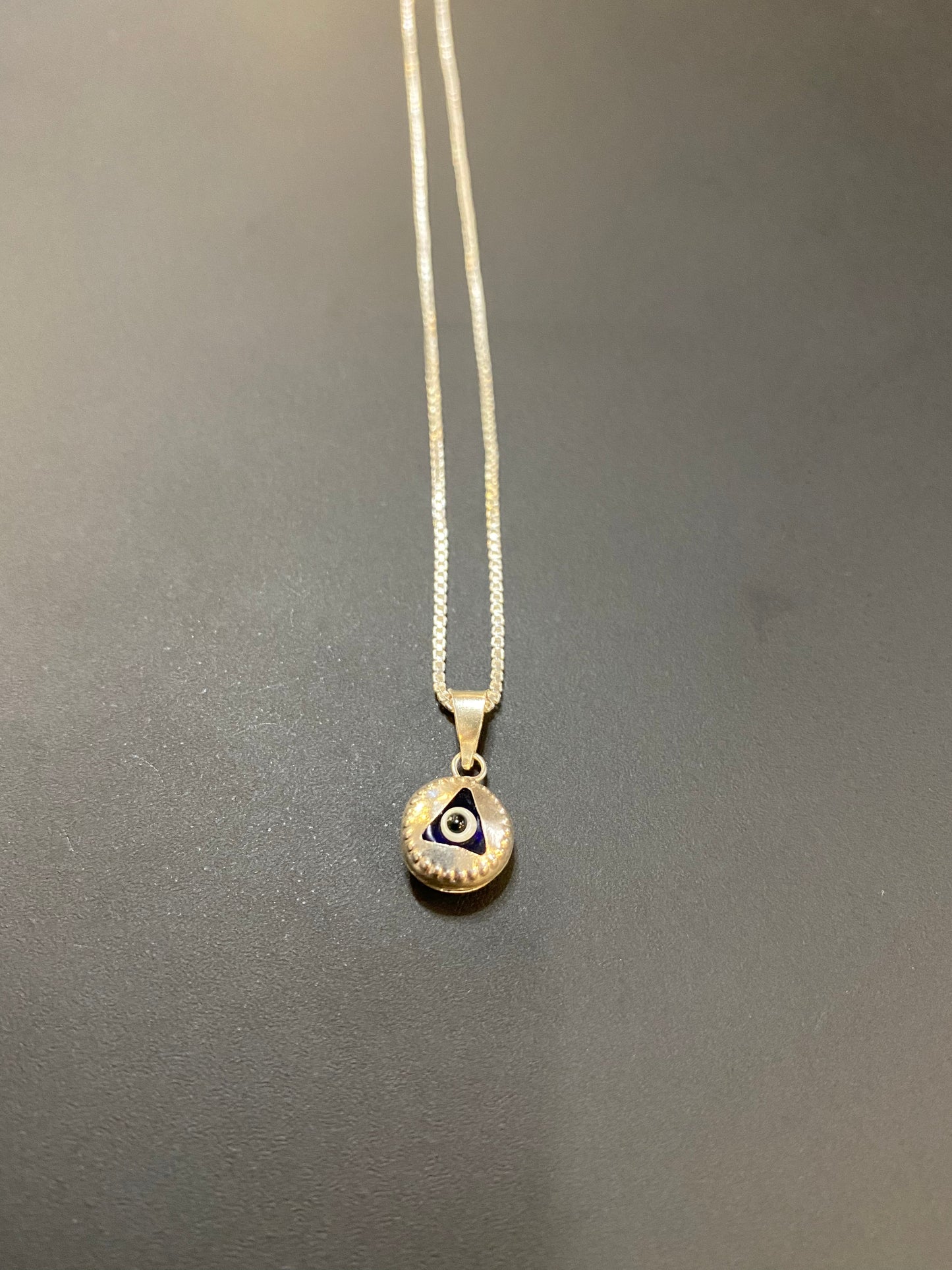 925 Sterling Silver Evil Eye Necklace