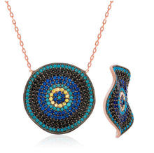 Load image into Gallery viewer, 925 Sterling Silver Evil Eye Necklace
