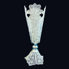 Load image into Gallery viewer, Handmade filigree dishes, cutlery holder,vases,tissue box, napkin holder &amp; bucket
