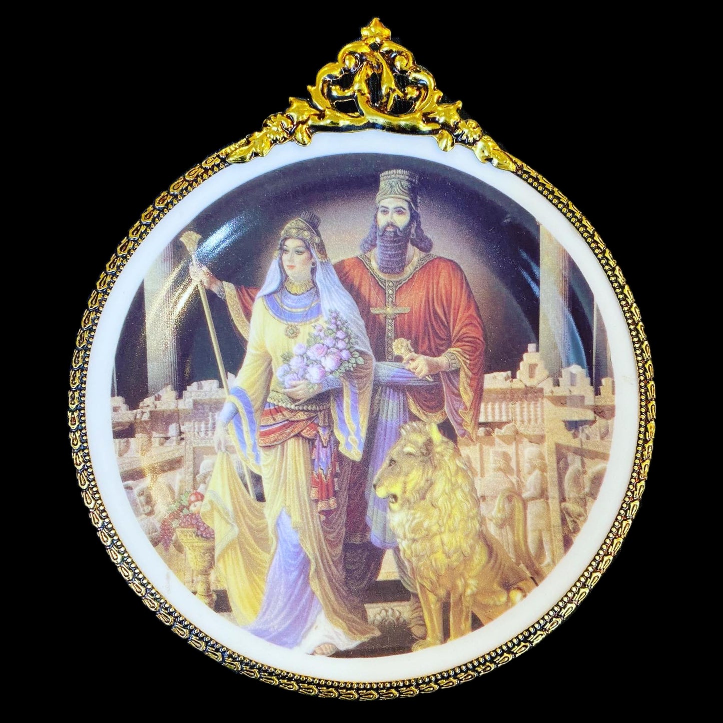 Wall Hanging Persian Miniature Plates