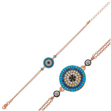 Load image into Gallery viewer, 925 Sterling Silver Evil Eye Bracelets
