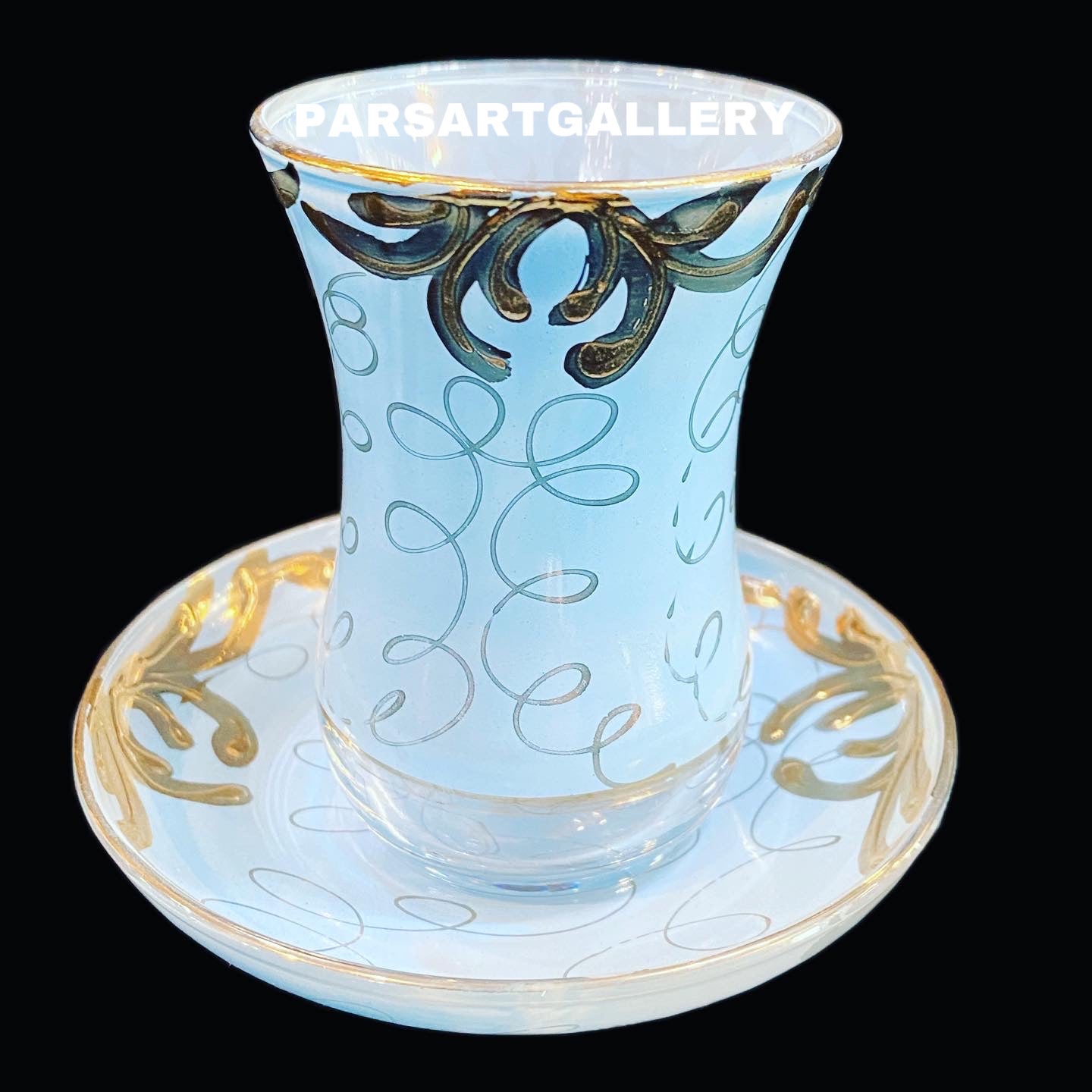 Hand Painted & Gold Plated Tea Sets