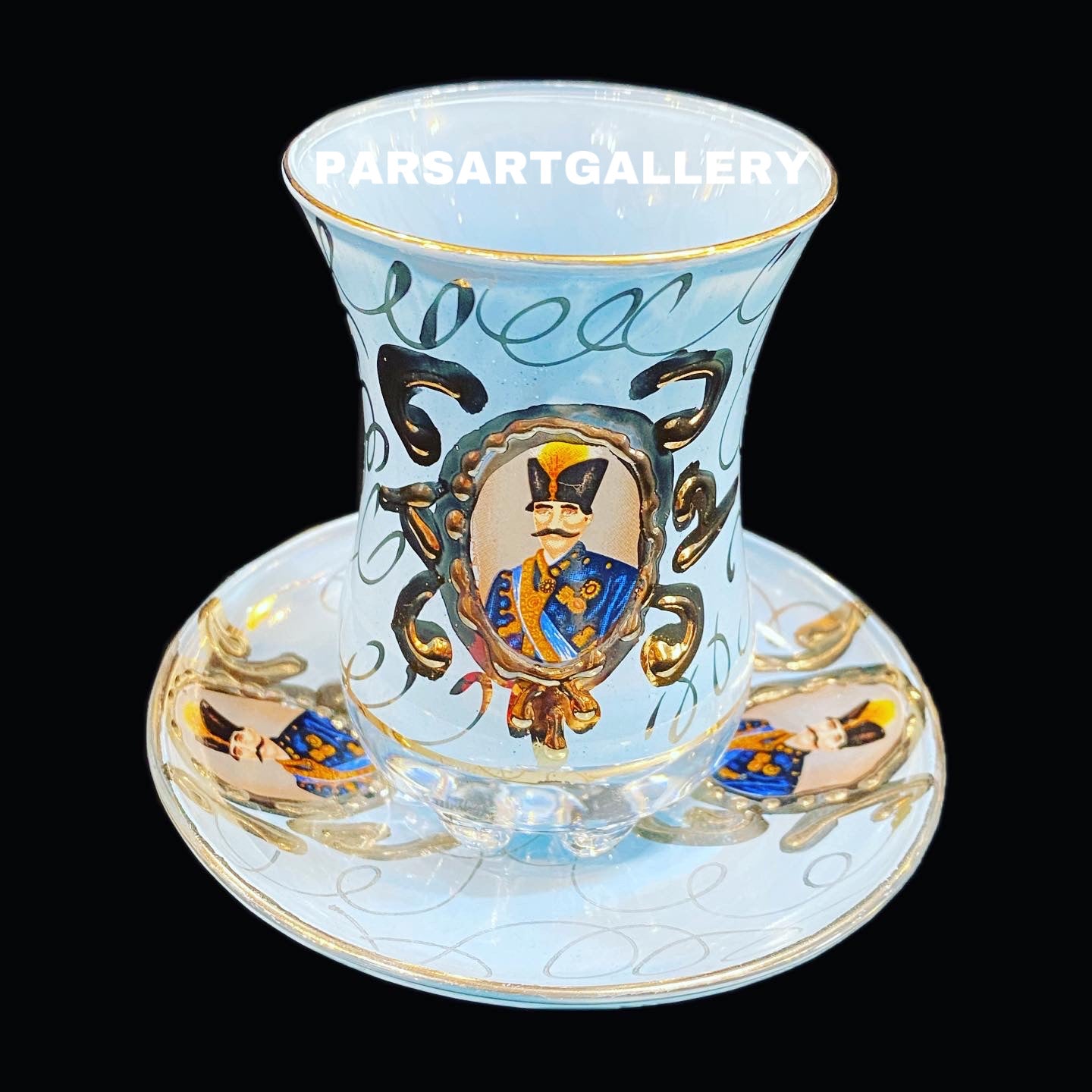Hand Painted & Gold Plated Tea Sets
