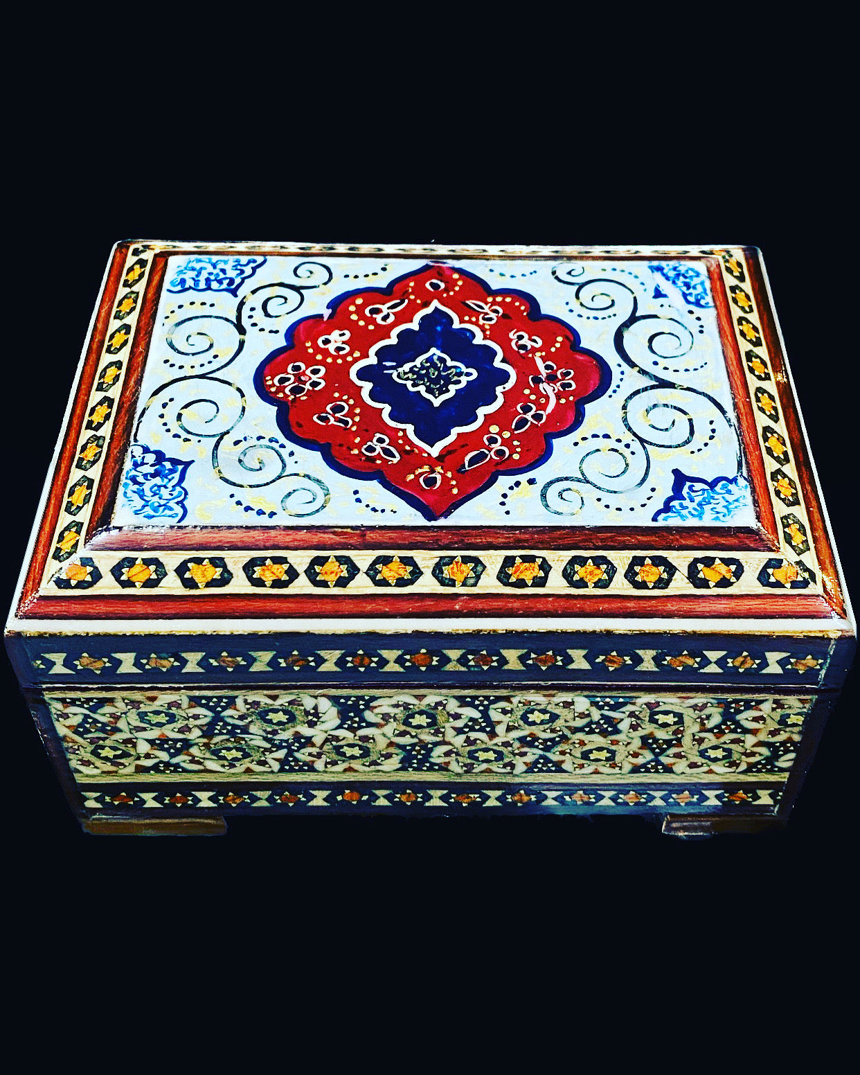 Handmade inlaid Khatam Kari boxes