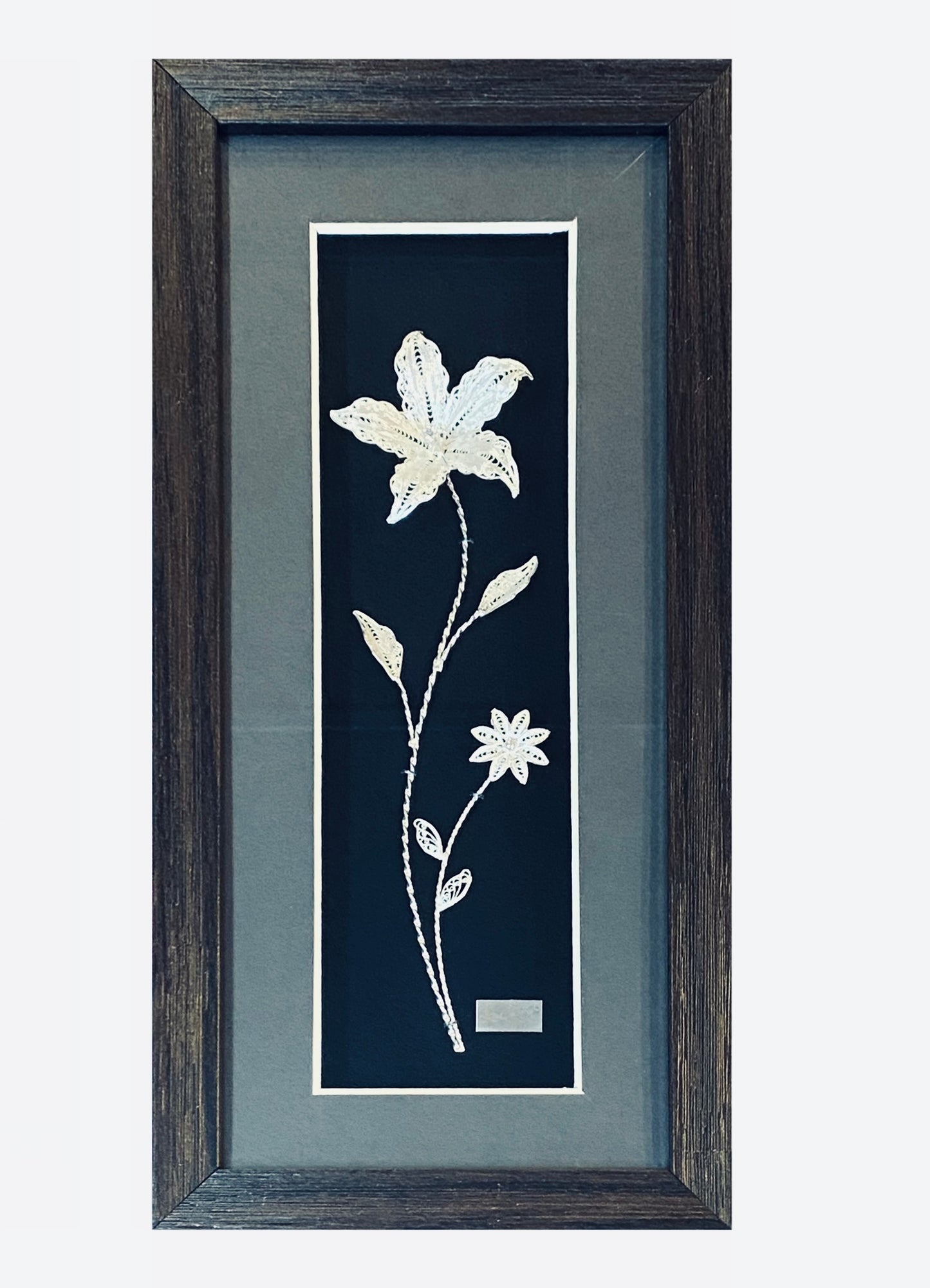 Handmade Filigree Silver Flower Frames
