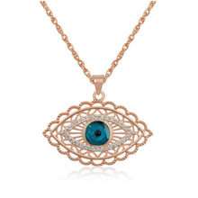 Load image into Gallery viewer, 925 Sterling Silver Evil Eye Necklace
