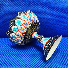 Load image into Gallery viewer, Hand Painted Enamel On Copper Mina Kari Bowl
