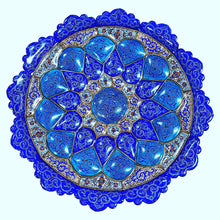 Load image into Gallery viewer, Hand Painted Enamel on Copper Mina kari Plates Wall Hanging Wall Art

