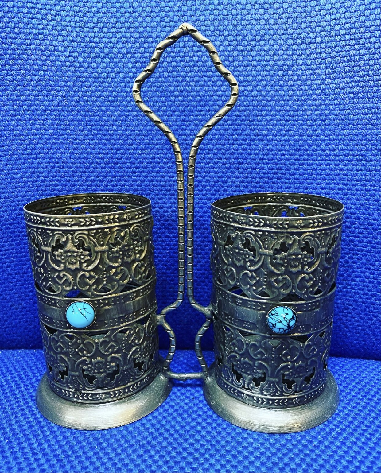 Handmade filigree dishes, cutlery holder,vases,tissue box, napkin holder & bucket