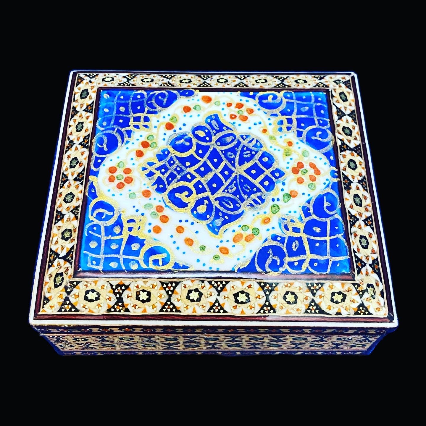 Handmade inlaid Khatam Kari boxes