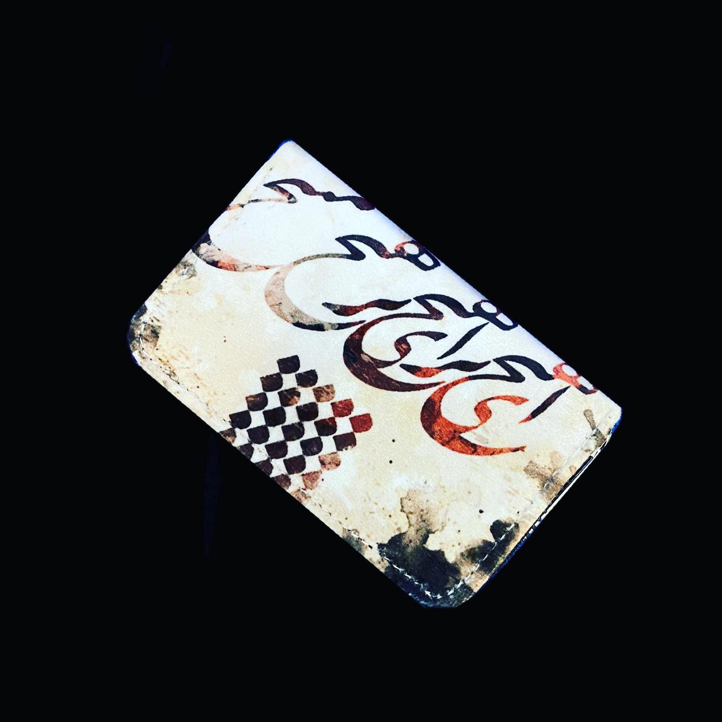 Farsi Calligraphy & Tile Style Persian Credit Card Holder