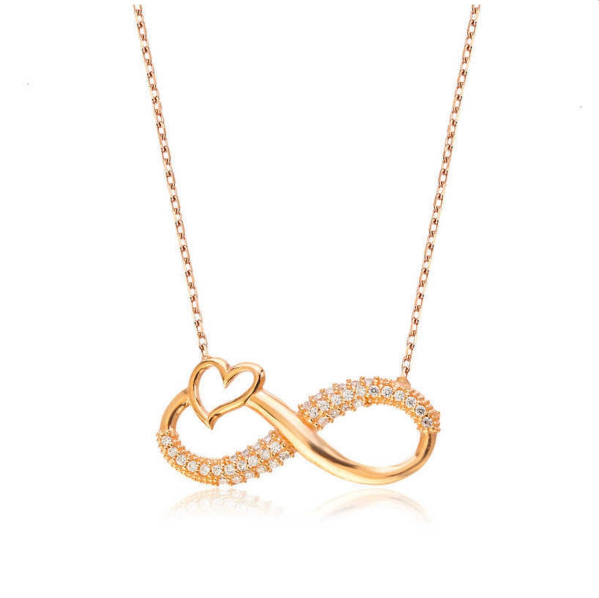 925 Sterling Silver Heart Necklaces & Bracelets