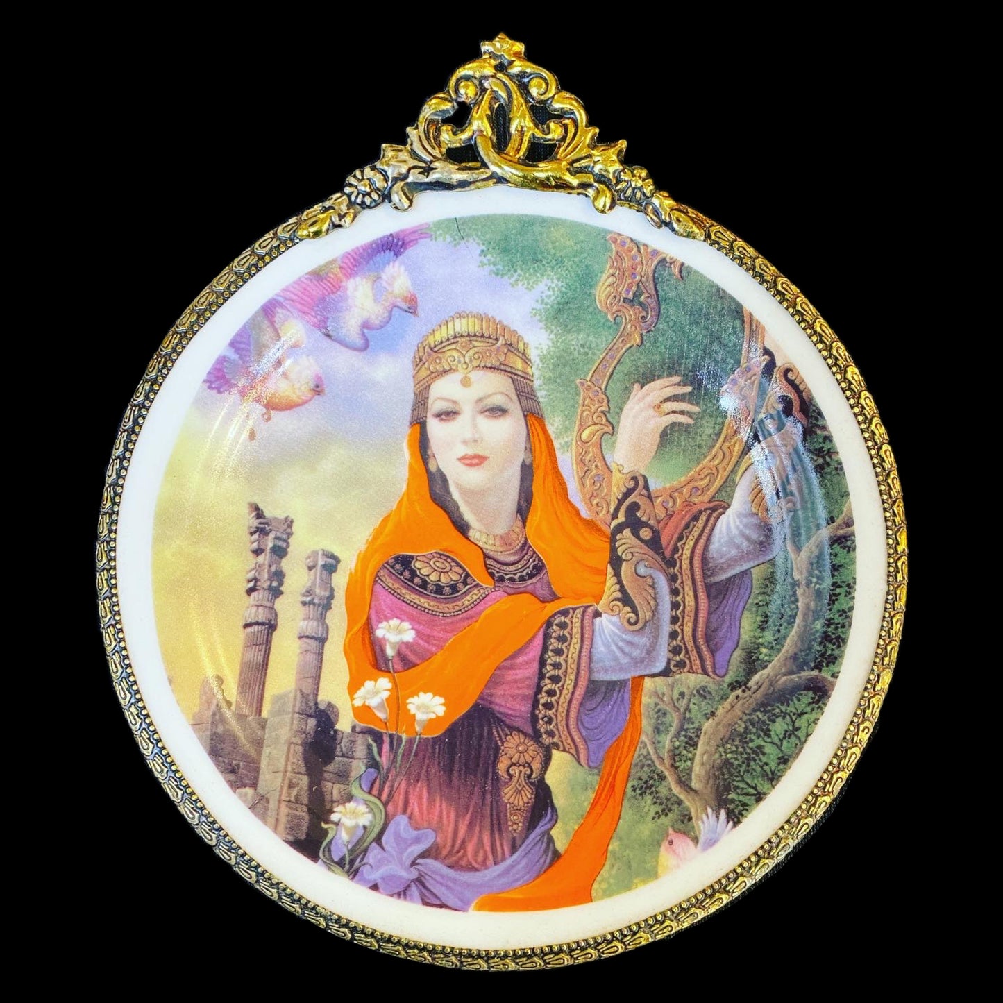Wall Hanging Persian Miniature Plates