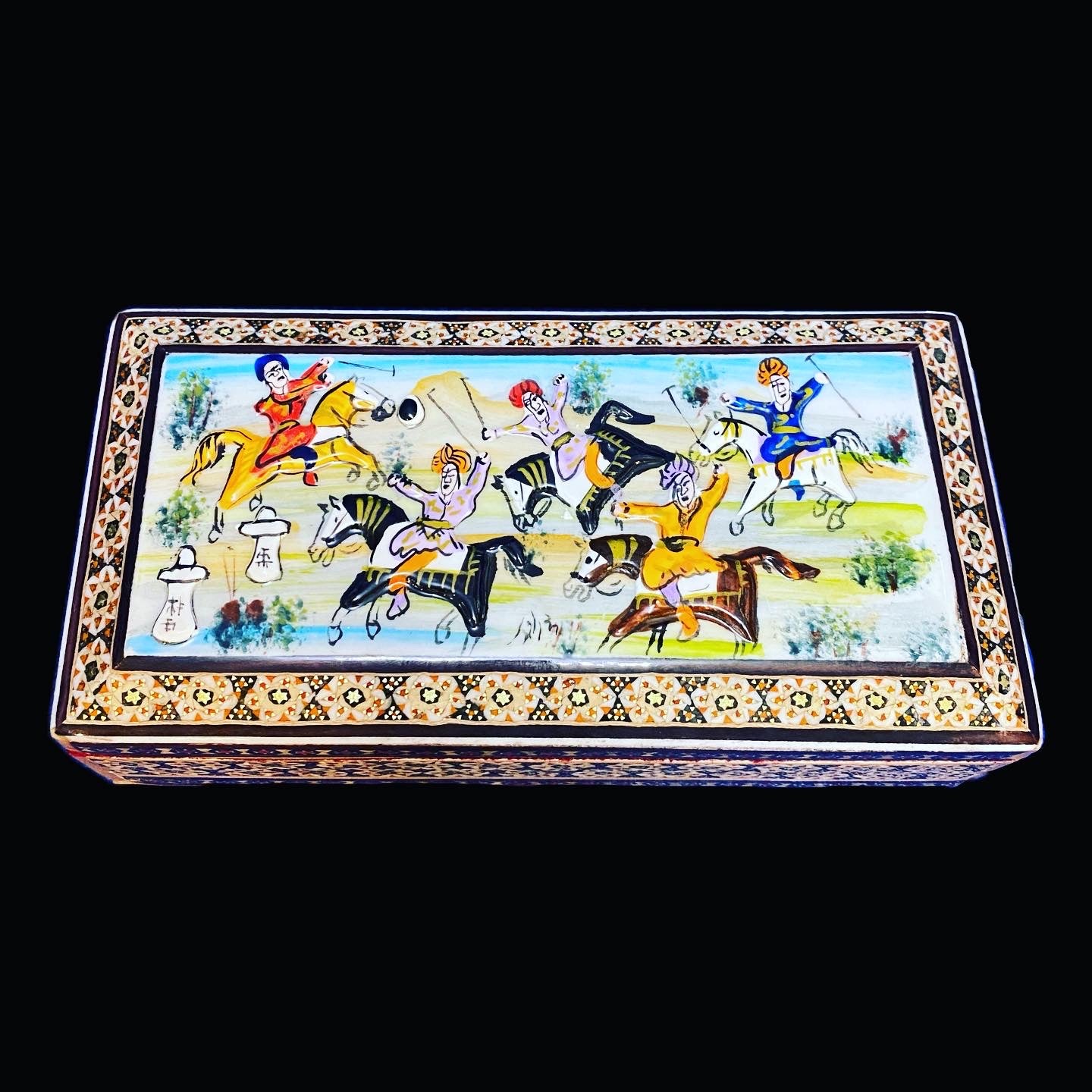Handmade inlaid Khatam Kari boxes