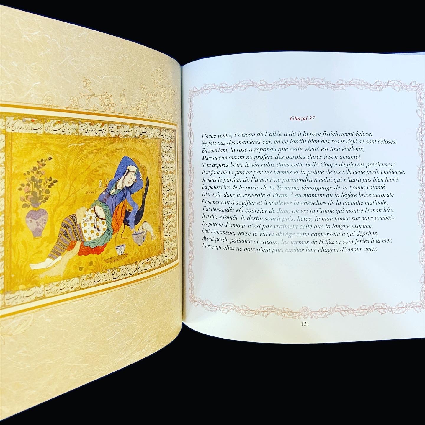 Poem Books Hafez, Hafiz in Farsi, English & French