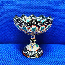 Load image into Gallery viewer, Hand Painted Enamel On Copper Mina Kari Bowl
