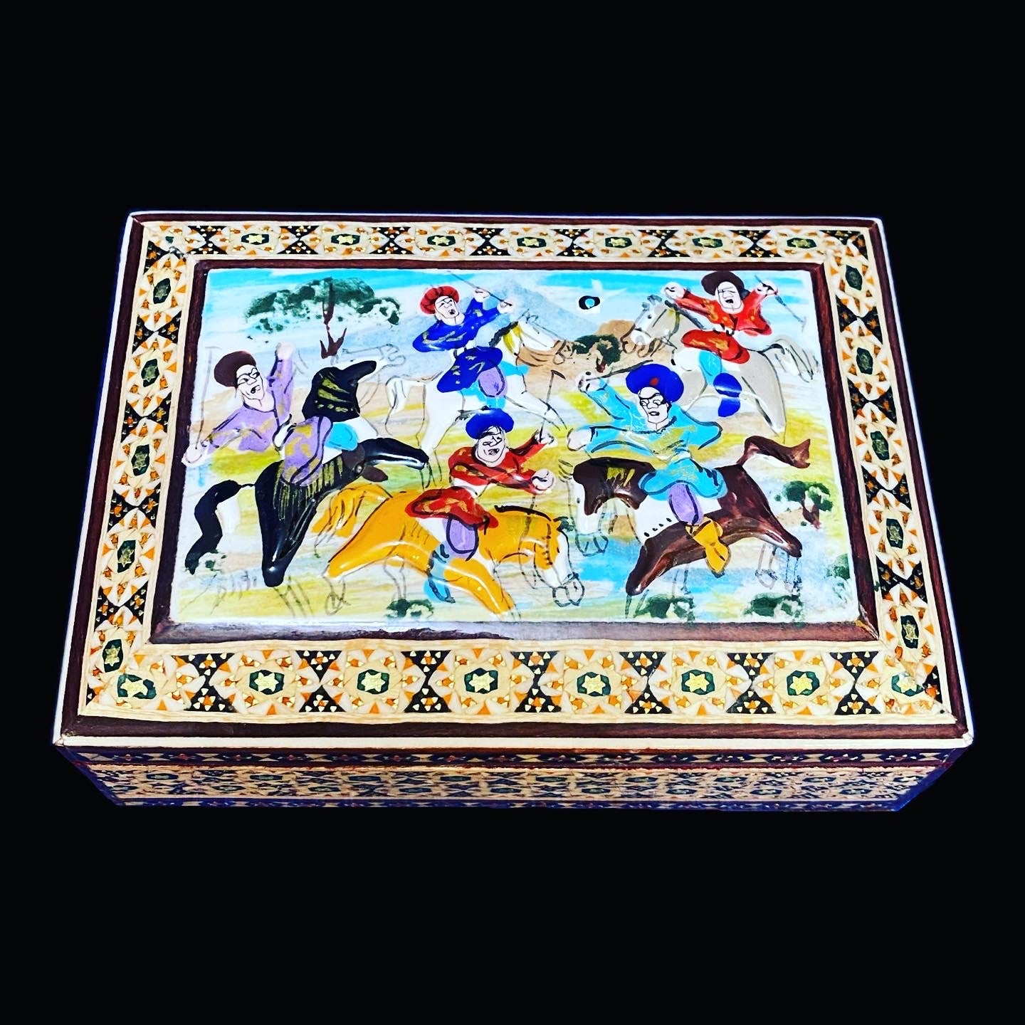 Handmade inlaid Khatam Kari boxes