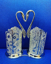 Load image into Gallery viewer, Handmade filigree dishes, cutlery holder,vases,tissue box, napkin holder &amp; bucket
