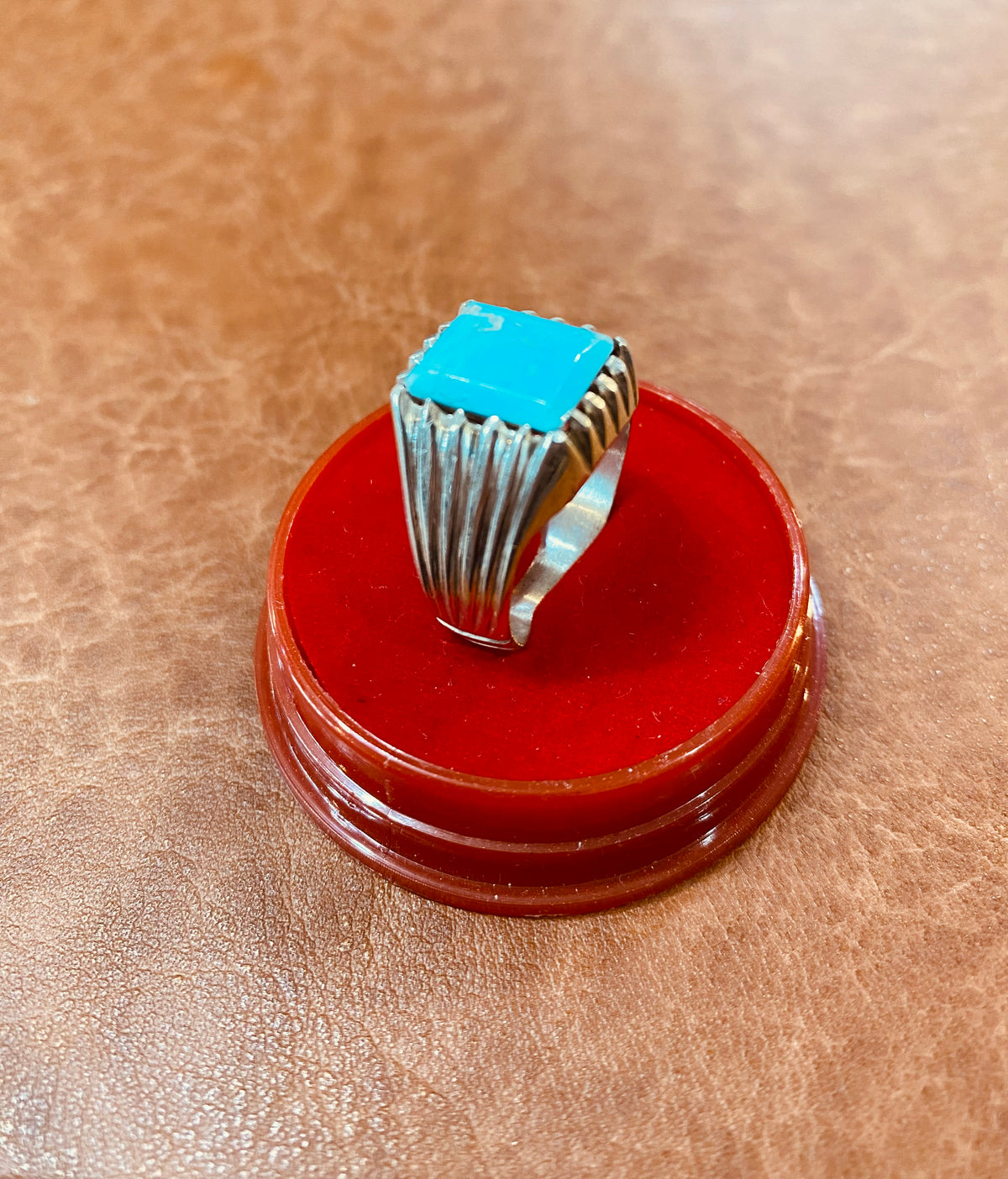 925 Sterling Silver Turquoise Rings For Men
